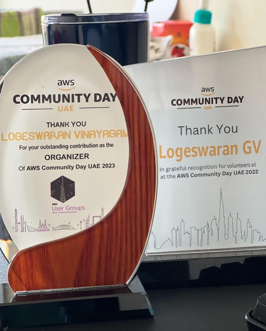 Logeswaran Vinayagam - AWS Community Day Dubai Event 2